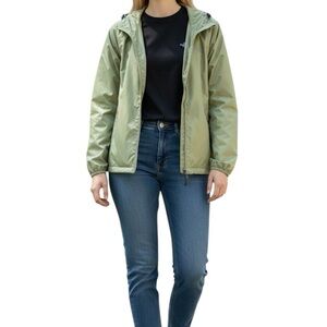 The North Face Sage Green Light Windbreaker Jacket Sz L